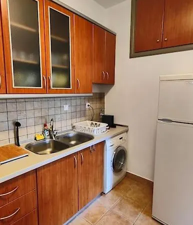 Sea View Terrace Corner Apartment-close To The Sea Áfitos